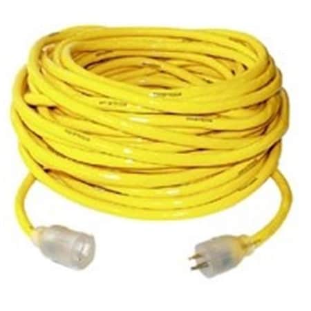 Southwire Extension Cord, 10 AWG, 10/3, 1 Outlets, Yellow, 50 ft 6753982